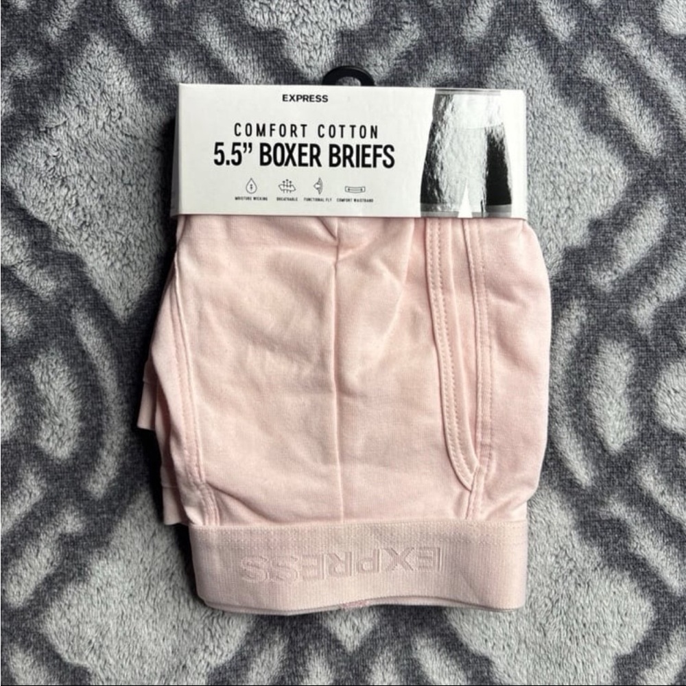 Express Light Pink Kids Boxer Briefs